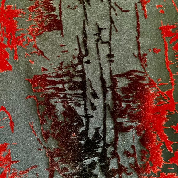 Designer  Burn-out Velvet Top - Picture 3 of 3